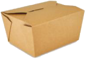 1  26oz Kraft Foldable Paper Box – SAFEGREEN Canada